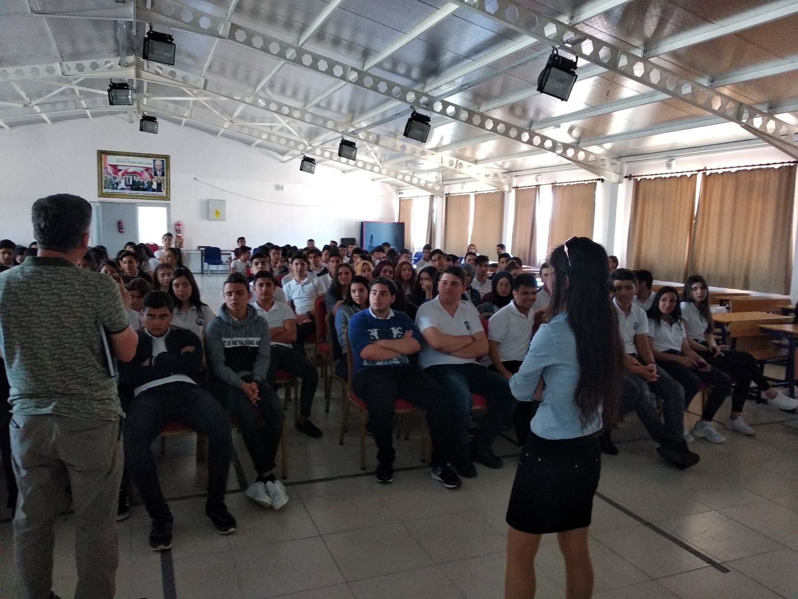 1200 LİSE ÖĞRENCİSİNE TANITIM YAPTIK